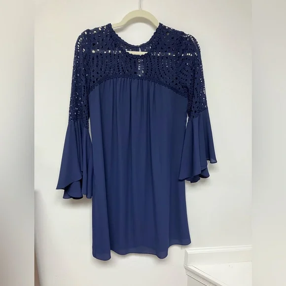 Lilly Pulitzer, navy blue dress, XS-S. - Picture 1 of 5